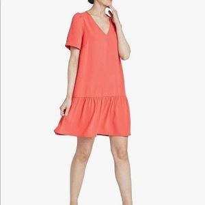 A New Day Women's Short Sleeve Ruffle Hem Dress